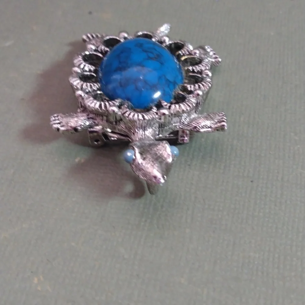 Vintage Signed Gerry's Turtle Pin/Pendant